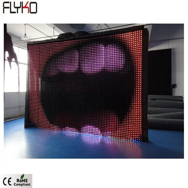 Sample price cheap decorative led video curtain light P5cm 3x4m for stage background fashion show
Sample price cheap decorative led video curtain light P5cm 3x4m for stage background fashion show