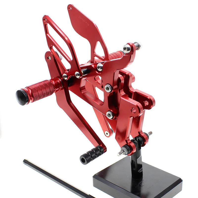 CNC Adjustable Aluminum Motorcycle Footrest Footpeg Pedal Foot Peg Rearset Rear Set For Yamaha YZF R6 YZFR6 2003 2004 2005
CNC Adjustable Aluminum Motorcycle Footrest Footpeg Pedal Foot Peg Rearset Rear Set For Yamaha YZF R6 YZFR6 2003 2004 2005