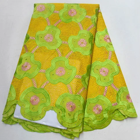 Yellow African Lace Fabric with Rhinestones Cotton Dry Lace Material Nigerian Lace Fabrics High Quality Swiss Voile Lace Fabric
Yellow African Lace Fabric with Rhinestones Cotton Dry Lace Material Nigerian Lace Fabrics High Quality Swiss Voile Lace Fabric