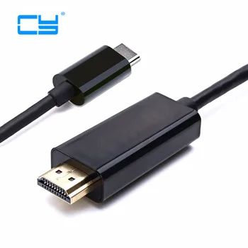 USB Type-C 3.1 to HDMI 4k 2k HDTV Cable 1.8m 6ft for Macbook usb Type c USB-C HDMI adapter
USB Type-C 3.1 to HDMI 4k 2k HDTV Cable 1.8m 6ft for Macbook usb Type c USB-C HDMI adapter