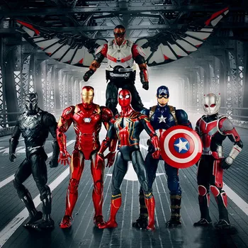 Iron Man Captain America Black Panther Winter Soldier Ant-Man Falcon Scarlet Witch Vision Hawkeye Action Figure Model Kids Toys
Iron Man Captain America Black Panther Winter Soldier Ant-Man Falcon Scarlet Witch Vision Hawkeye Action Figure Model Kids Toys