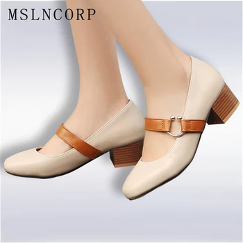 Plus Size 34-48 spring summer Mary Jane Shoes Women In with Pumps Buckle Shoes Thick High Heel Casual Ladies chaussures femme
Plus Size 34-48 spring summer Mary Jane Shoes Women In with Pumps Buckle Shoes Thick High Heel Casual Ladies chaussures femme