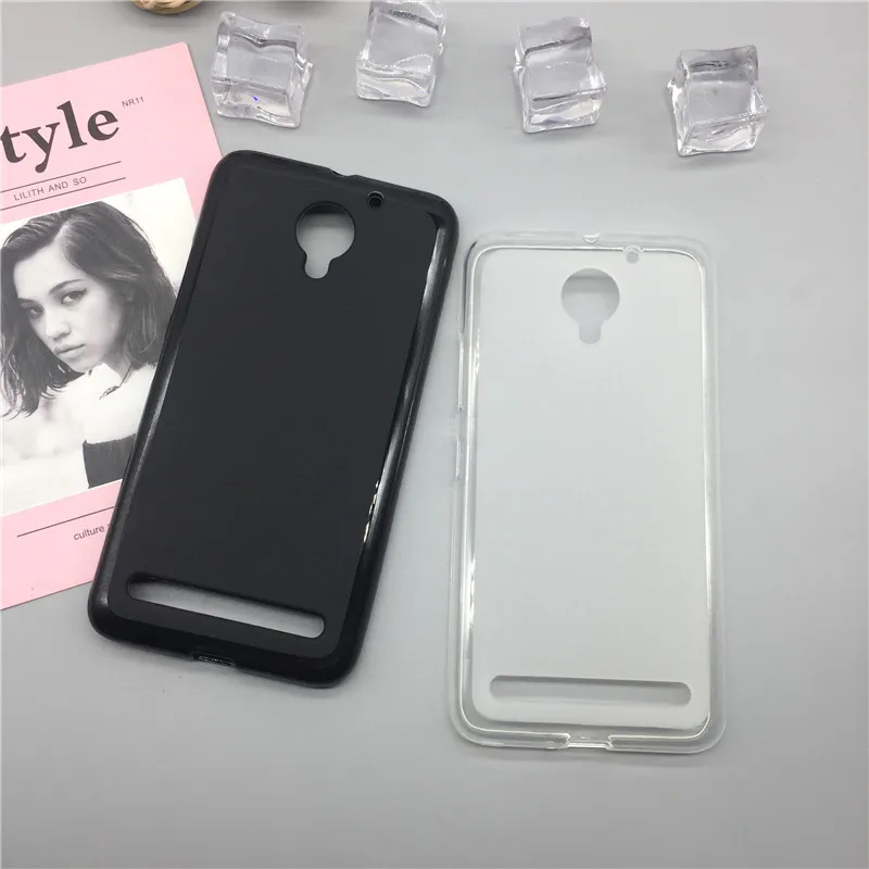 

Case Soft Silicon Phone Para for Lenovo Vibe C2 / C2 Power K10A40 Luxury TPU Fundas Protector Full Cover Shell Black Cases