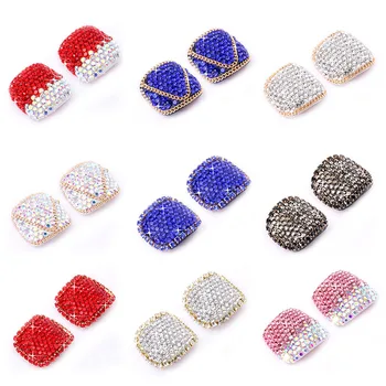 Fashion Diamond Glitter Full Cover Big Fake Toenails 2pcs Finished 3D Rhinestone False Toe Nail Art Patches Women Foot For Girls
Fashion Diamond Glitter Full Cover Big Fake Toenails 2pcs Finished 3D Rhinestone False Toe Nail Art Patches Women Foot For Girls