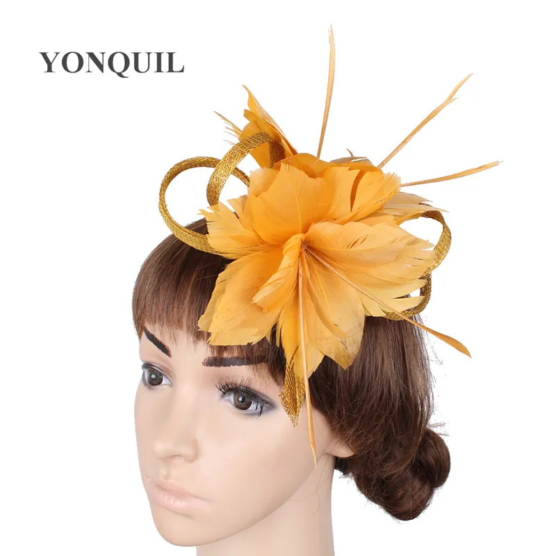 17 Colors feather flower headwear fashion fascinators feather hair accessories/ sinamay fascinator hats/event headwear MYQ068
17 Colors feather flower headwear fashion fascinators feather hair accessories/ sinamay fascinator hats/event headwear MYQ068