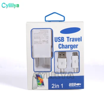 200sets 2 in 1 Charger Kits USB 2.0 EU/US Plug Wall Charger Adapter For Samsung S4 S3 S5 S6 Smart phone
200sets 2 in 1 Charger Kits USB 2.0 EU/US Plug Wall Charger Adapter For Samsung S4 S3 S5 S6 Smart phone