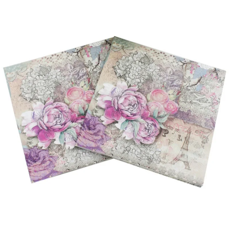 Romantic Printing Napkin Tower Creative Party Floral Paper Napkins Decoration Beautiful Simple Style New
Romantic Printing Napkin Tower Creative Party Floral Paper Napkins Decoration Beautiful Simple Style New