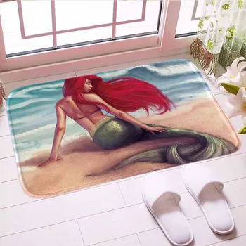 Mermaid Doormat Digital Print Traditianal Floor Kitchen Mat Carpet Soft Bathroom Indor Mats Good Gift For Home Decor
Mermaid Doormat Digital Print Traditianal Floor Kitchen Mat Carpet Soft Bathroom Indor Mats Good Gift For Home Decor