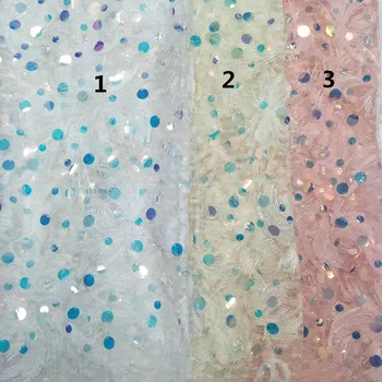 yaking-2.2507 fashionable sequins tulle embroidery french net lace fabric for party dress
yaking-2.2507 fashionable sequins tulle embroidery french net lace fabric for party dress