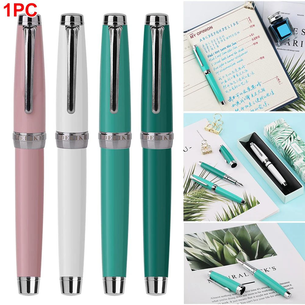 

Gifts Exquisite Writing Pocket Signature Student Travel Fashion Smooth Fountain Pen Business Metal Fine Nib Record Office Pen