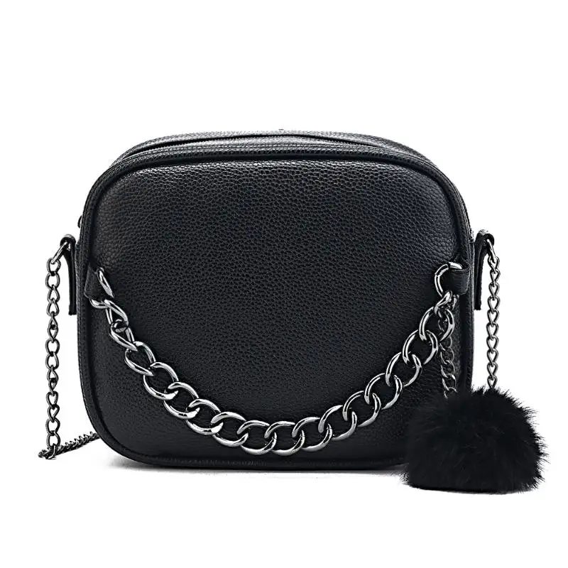 Brand Designer Chain Women Bag Leather Handbag Messenger Bag PU Shoulder Crossbody Bag with Plush Ball Toy Bolsa torebki damskie
Brand Designer Chain Women Bag Leather Handbag Messenger Bag PU Shoulder Crossbody Bag with Plush Ball Toy Bolsa torebki damskie