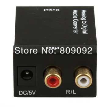 Analog to Digital Optical Coaxial Toslink Signal Audio Converter Adapter RCA L/R
Analog to Digital Optical Coaxial Toslink Signal Audio Converter Adapter RCA L/R
