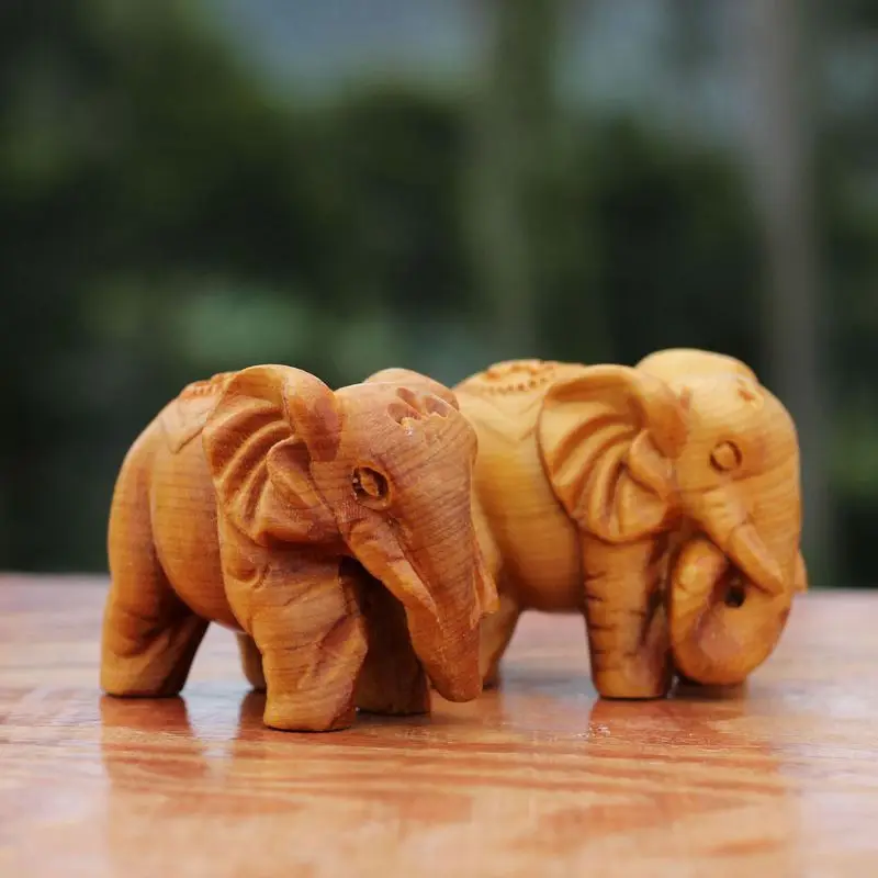 2PCS Hand Carved Rich Elephant Sculpture Figurines Health Small Pieces Wooden Crafts Small Ornaments Home Decoration LYY9194
2PCS Hand Carved Rich Elephant Sculpture Figurines Health Small Pieces Wooden Crafts Small Ornaments Home Decoration LYY9194