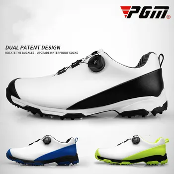 2018 New PGM Golf Shoes Men's Waterproof Anti Skid Breathable Sports Shoes Double Patent Revolving Shoe Buckle Sneakers
2018 New PGM Golf Shoes Men's Waterproof Anti Skid Breathable Sports Shoes Double Patent Revolving Shoe Buckle Sneakers