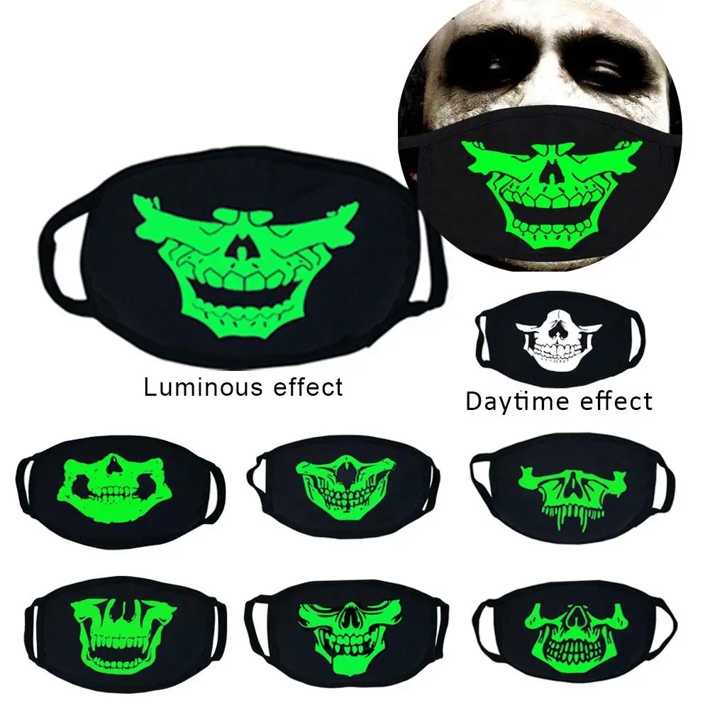 Luminous Effect Personality Halloween Mask Horror Skull Head Teeth Mask Cotton Warm Cold Protection Dust-proof Anti-exhaust Gas
Luminous Effect Personality Halloween Mask Horror Skull Head Teeth Mask Cotton Warm Cold Protection Dust-proof Anti-exhaust Gas