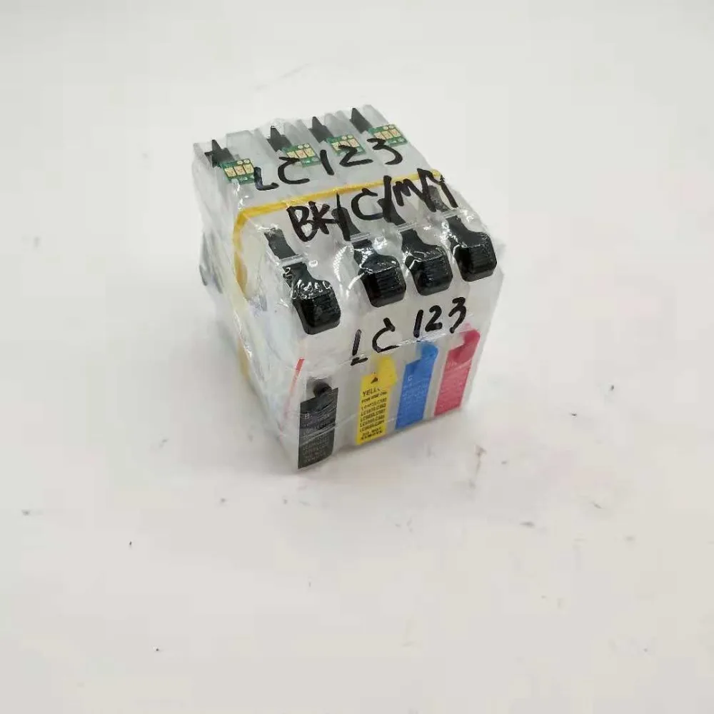 LC123 refillable Ink cartridge for Brother MFC-J470DW/MFC-J870DW/MFC-J650DW with permanent chip
LC123 refillable Ink cartridge for Brother MFC-J470DW/MFC-J870DW/MFC-J650DW with permanent chip