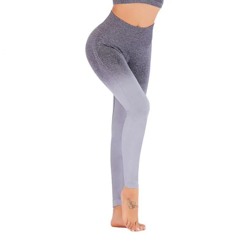 Women Gradient Color High Waist Seamless Tight Yoga Fitness Trousers Hip Exercise Pants
Women Gradient Color High Waist Seamless Tight Yoga Fitness Trousers Hip Exercise Pants