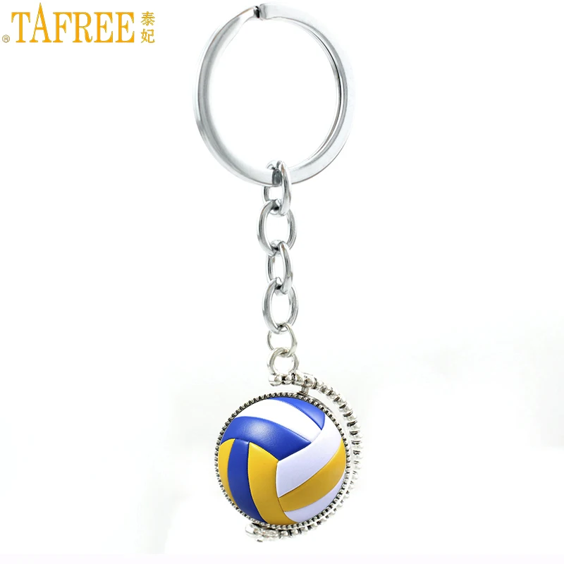 TAFREE summer fashion double sides beach volleyball art picture kaychain sports style men women ball lover key chain rings SP680
TAFREE summer fashion double sides beach volleyball art picture kaychain sports style men women ball lover key chain rings SP680