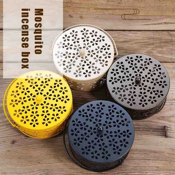 Mosquito Coil Holder Portable Hollow Metal Incense Holder Tray with Lid XHC88
Mosquito Coil Holder Portable Hollow Metal Incense Holder Tray with Lid XHC88