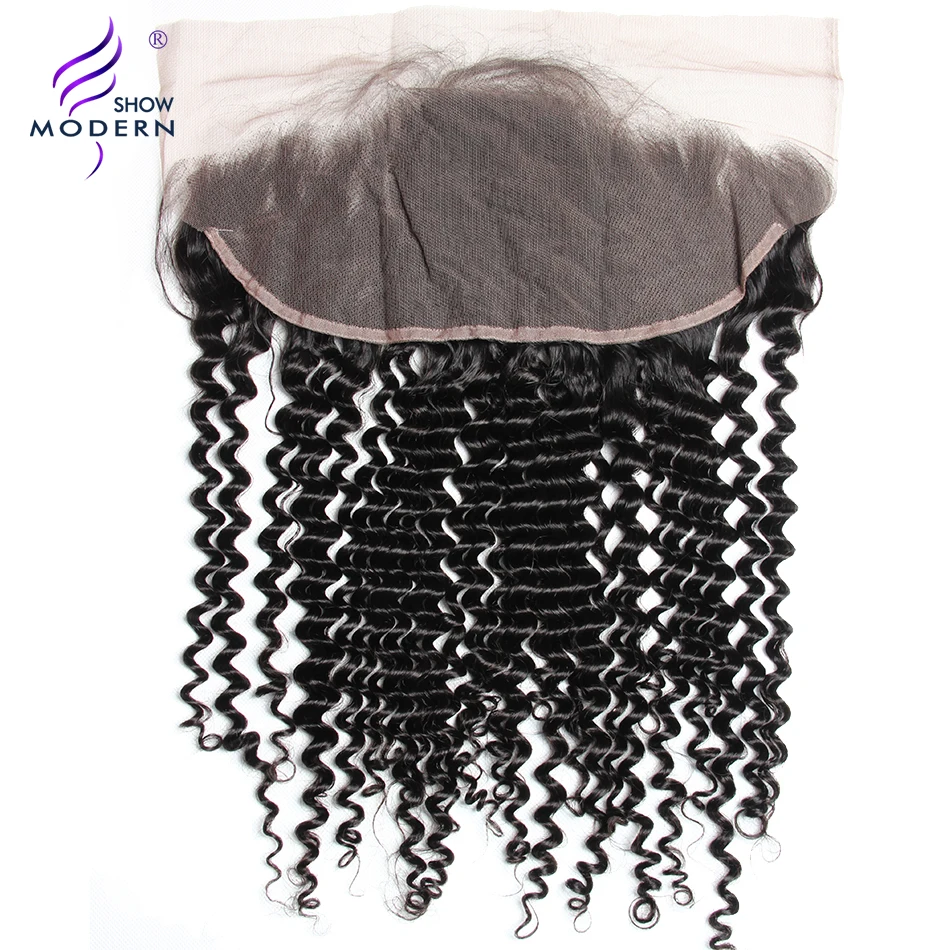 Modern Show Curly 13x4 Ear To Ear Pre-Plucked Lace Frontal Closure With Baby Hairs Free Part 130% Density Remy Human hair Weave
Modern Show Curly 13x4 Ear To Ear Pre-Plucked Lace Frontal Closure With Baby Hairs Free Part 130% Density Remy Human hair Weave