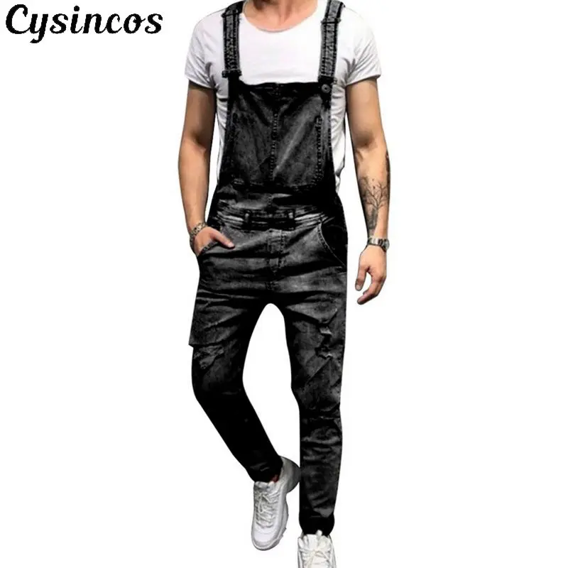 CYSINCOS 2019 New Street Fashion Men's Ripped Jeans Jumpsuits Hi Street Distressed Denim Bib Overalls For Man Suspender Pants
CYSINCOS 2019 New Street Fashion Men's Ripped Jeans Jumpsuits Hi Street Distressed Denim Bib Overalls For Man Suspender Pants
