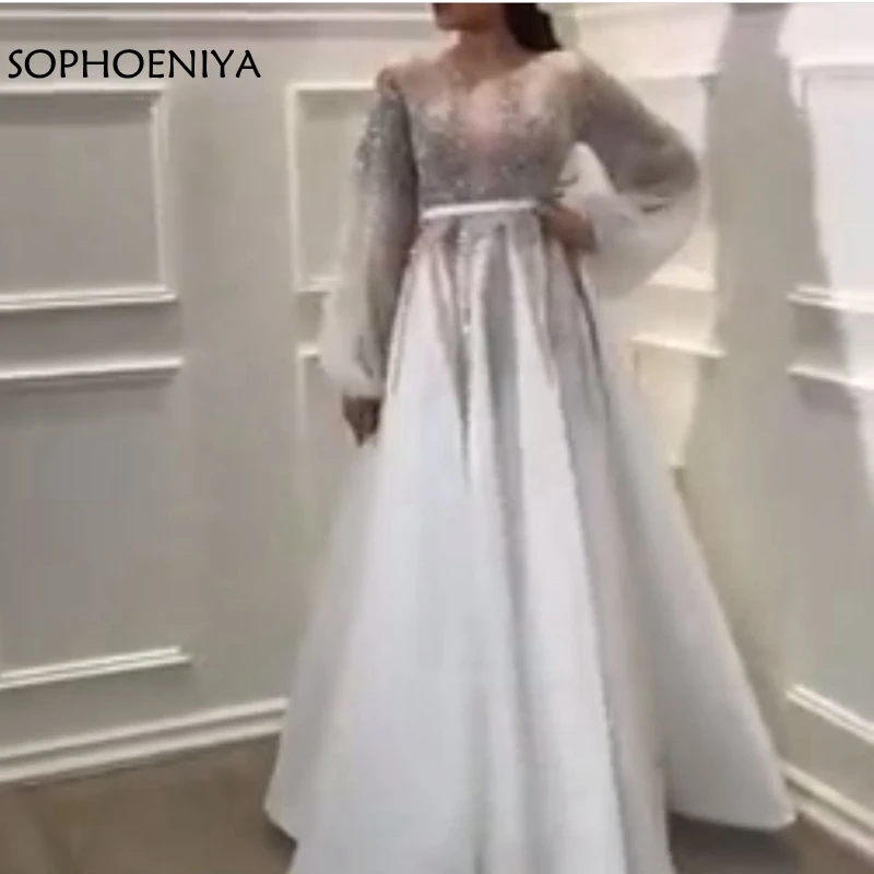 New Arrival Long sleeve evening dress 2019 High Neck Ivory Arabic dress Abiye gece elbisesi Formal dress abendkleider
New Arrival Long sleeve evening dress 2019 High Neck Ivory Arabic dress Abiye gece elbisesi Formal dress abendkleider