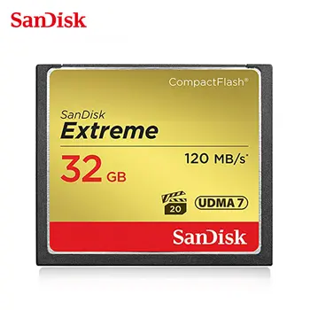 Sandisk Extreme Cf Card 32gb Memory Card CompactFlash Memory Card 4K Full HD video Compact Flash Up to 120MB/s 32GB for Camera
Sandisk Extreme Cf Card 32gb Memory Card CompactFlash Memory Card 4K Full HD video Compact Flash Up to 120MB/s 32GB for Camera