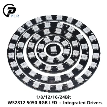 10pcs RGB LED Ring 1Bit 8Bit 12Bit 16Bit 24Bit WS2812 5050 RGB LED + Integrated Drivers
10pcs RGB LED Ring 1Bit 8Bit 12Bit 16Bit 24Bit WS2812 5050 RGB LED + Integrated Drivers
