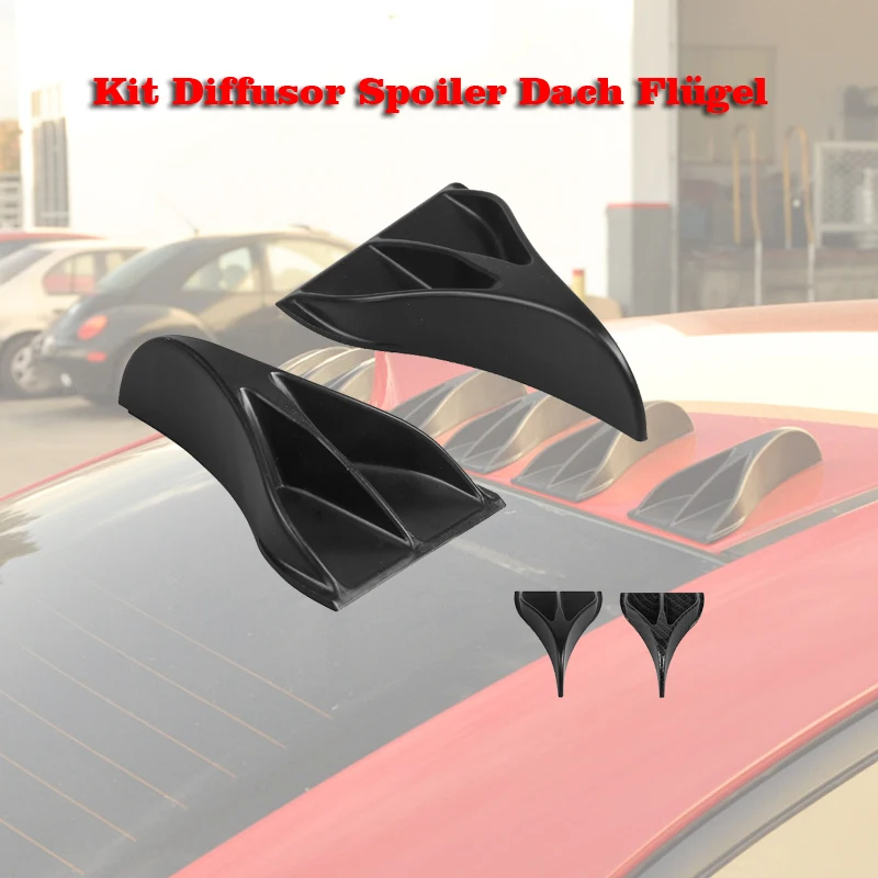 6pcs/lot Carbon Fiber Shark Fin Kit Diffuser Spoiler Roof Wing Windshield Vortex Generator for Windscreen RoofSpoiler Bumper
6pcs/lot Carbon Fiber Shark Fin Kit Diffuser Spoiler Roof Wing Windshield Vortex Generator for Windscreen RoofSpoiler Bumper