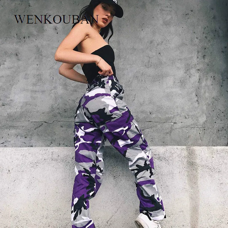Camouflage Women Pants High Waist Fashion Pantalon Femme Cargo Trouser Ankle-Length Female Sweatpants Streetwear Camo Pants 5XL
Camouflage Women Pants High Waist Fashion Pantalon Femme Cargo Trouser Ankle-Length Female Sweatpants Streetwear Camo Pants 5XL