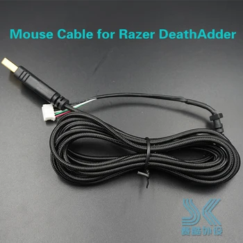 Nylon Mouse Cable for razer deathadder2013 1800 3500DPI Essential White Edition gold plated usb connector Replacement wire Line
Nylon Mouse Cable for razer deathadder2013 1800 3500DPI Essential White Edition gold plated usb connector Replacement wire Line
