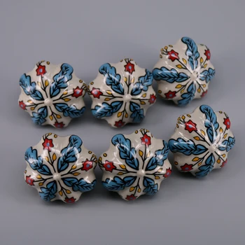 6PCS Hand-painted Ceramic knobs Decorative furniture kitchen cabinet handle Cupboard Door Drawer Pull Handle
6PCS Hand-painted Ceramic knobs Decorative furniture kitchen cabinet handle Cupboard Door Drawer Pull Handle