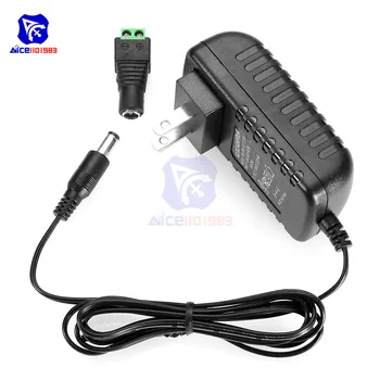 AC 100 -240V 0.5A to DC 12V 1A/DC 12V 2A US Plug Power Adapter Transformer 2.1*5.5 mm Power Jack Female Connector for LED Strip
AC 100 -240V 0.5A to DC 12V 1A/DC 12V 2A US Plug Power Adapter Transformer 2.1*5.5 mm Power Jack Female Connector for LED Strip