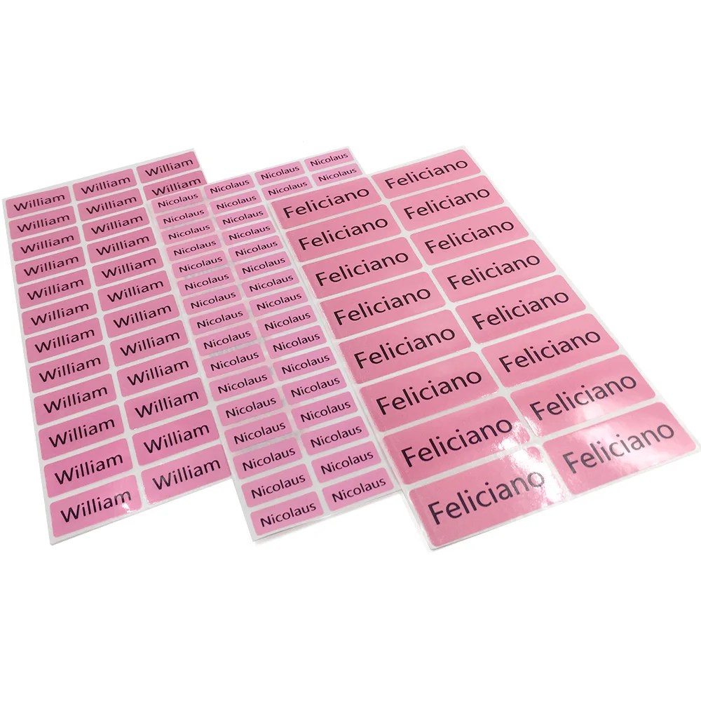 Pink Name Tag Stickers Office School Stationery Personalized Labels Waterproof Customize Sticker Lunch Box Bottle Personal Craft
Pink Name Tag Stickers Office School Stationery Personalized Labels Waterproof Customize Sticker Lunch Box Bottle Personal Craft