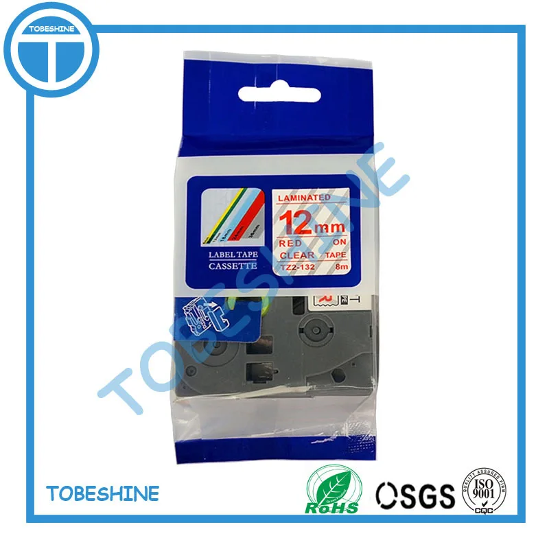 compatible TZe tape Tze132 tz132 tze 132 12mm*8m red on clear Tze-132 for PT1180/1150/PT-E106
compatible TZe tape Tze132 tz132 tze 132 12mm*8m red on clear Tze-132 for PT1180/1150/PT-E106