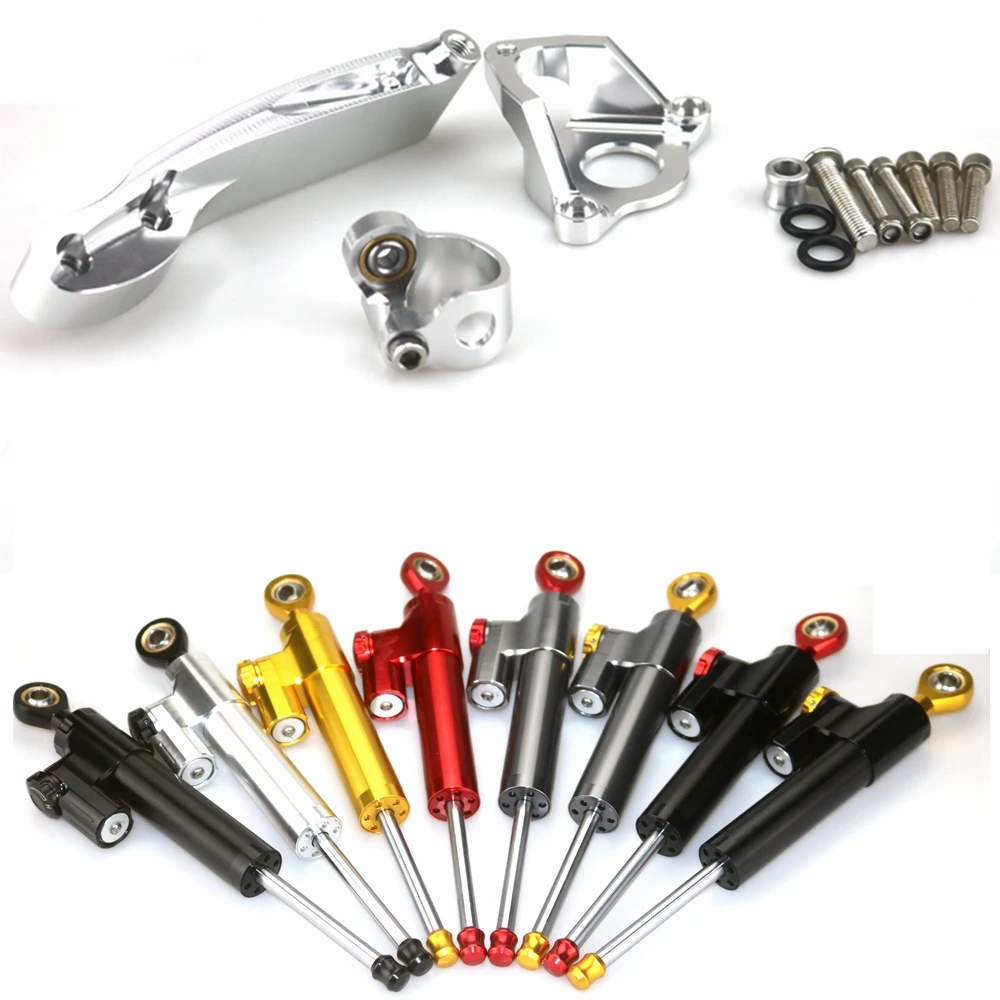 Motorcycle cnc Universal Stabilizer Damper Complete Steering Mounting Bracket For HONDA CBR600RR 2007-2016
Motorcycle cnc Universal Stabilizer Damper Complete Steering Mounting Bracket For HONDA CBR600RR 2007-2016