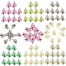 Legoing Cidade MOC Partes Figuras de Jardim Da Água Do Mar Grama Plantas Verdes Acessórios Blocos de Construção Tijolo Brinquedo do Miúdo Legoings Cidades Kit(China)