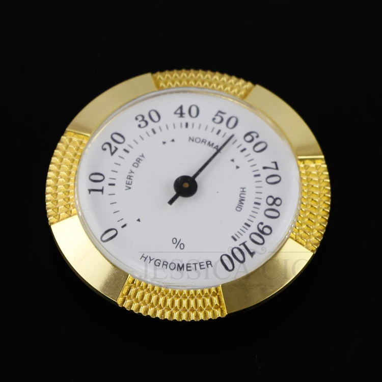 GALINER Delicate Round Gold Electronic Cigar Humidor Hygrometer Mini Degital Cigar Thermometer Succulometer
GALINER Delicate Round Gold Electronic Cigar Humidor Hygrometer Mini Degital Cigar Thermometer Succulometer
