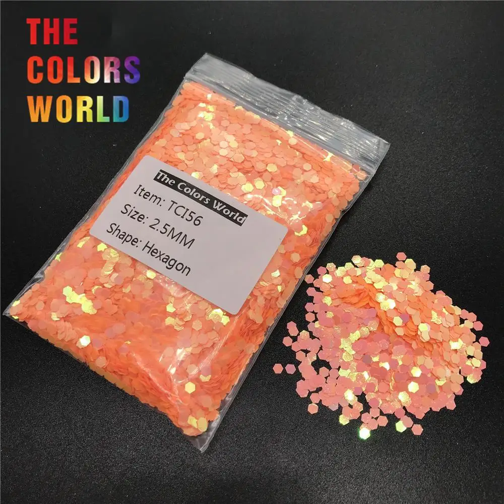 TCI56 Pearlescent Iridescent Light Orange Color Hexagon Shape Nail Glitter Nail Decoration Nail Gel Makeup Manual DIY Accessorie
TCI56 Pearlescent Iridescent Light Orange Color Hexagon Shape Nail Glitter Nail Decoration Nail Gel Makeup Manual DIY Accessorie
