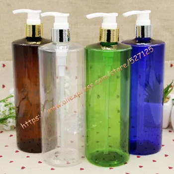 500ml clear/blue/brown/green PET bottle with shiny aluminum pump.lotion/hand wash/Shampoo/moisturizer/facial water bottle
500ml clear/blue/brown/green PET bottle with shiny aluminum pump.lotion/hand wash/Shampoo/moisturizer/facial water bottle
