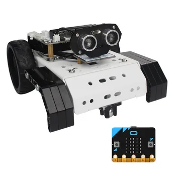 GOGObit Programmable Robot Kit Unfinished Voice PC APP Handlebit Control (w/o micro: bit Motheroard)
GOGObit Programmable Robot Kit Unfinished Voice PC APP Handlebit Control (w/o micro: bit Motheroard)