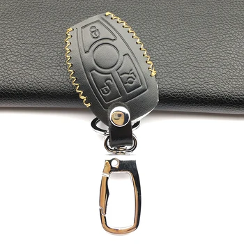 3 button Genuine Leather car key case For Mercedes Benz W203/204 W211 CLK C180 E200 AMG C E S Class Keyrings Holders Car wallet
3 button Genuine Leather car key case For Mercedes Benz W203/204 W211 CLK C180 E200 AMG C E S Class Keyrings Holders Car wallet
