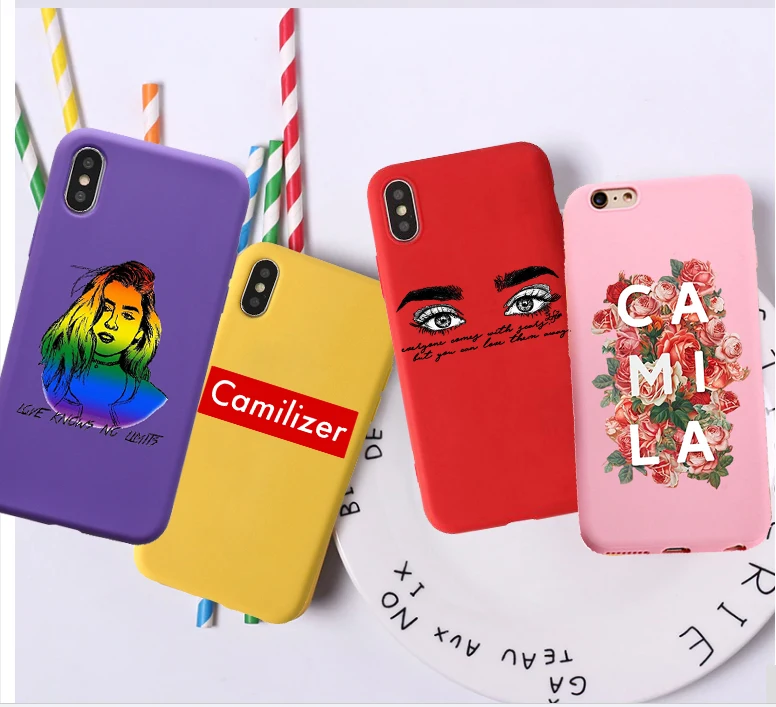 Camila Cabello Candy Color TPU Case phone For iphoneX 7 8 XS XR XSMAX Pink Red purple White Cover
Camila Cabello Candy Color TPU Case phone For iphoneX 7 8 XS XR XSMAX Pink Red purple White Cover