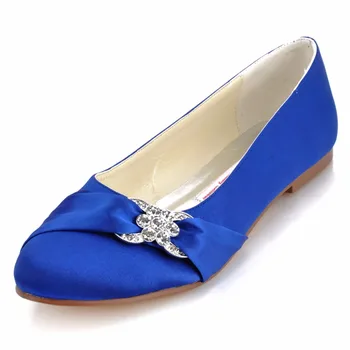 EP2006 Blue Woman Shoes Flats Closed Wedding bridal flats Comfort ballet shoes Satin Ladies Bride Shoes
EP2006 Blue Woman Shoes Flats Closed Wedding bridal flats Comfort ballet shoes Satin Ladies Bride Shoes