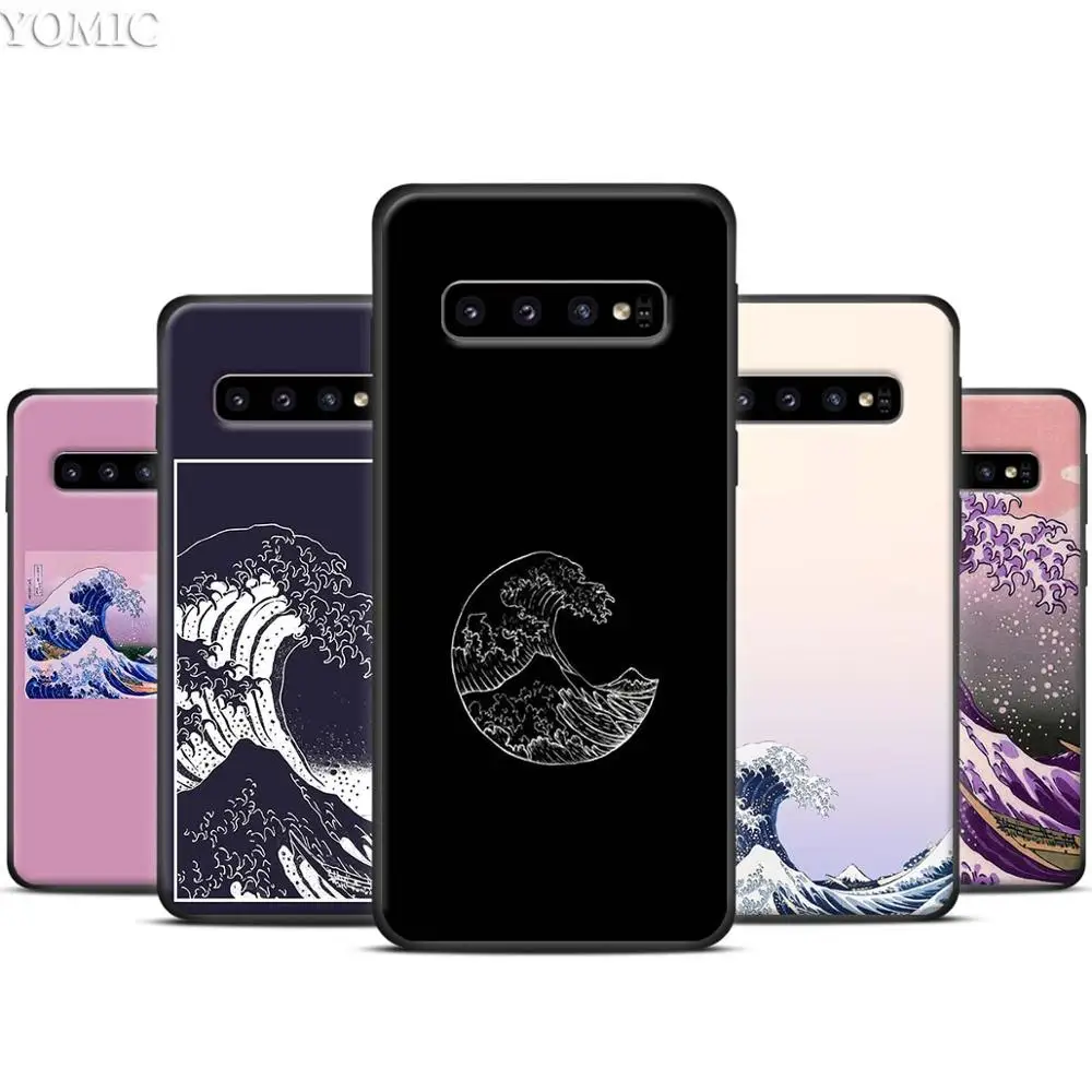 Hokusai The Great Wave Black Silicone Case for Samsung Galaxy S10 S10e S8 S9 Plus S7 A40 A50 A70 Note 8 9 Soft Cover Case
Hokusai The Great Wave Black Silicone Case for Samsung Galaxy S10 S10e S8 S9 Plus S7 A40 A50 A70 Note 8 9 Soft Cover Case
