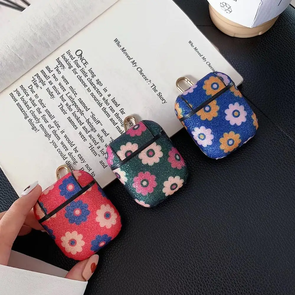 Luxury Brand Flower Glitter Bling Hard PC for Apple AirPods 1 2 Bluetooth Wireless Earphone Cover Charging Box Finger Ringchain
Luxury Brand Flower Glitter Bling Hard PC for Apple AirPods 1 2 Bluetooth Wireless Earphone Cover Charging Box Finger Ringchain