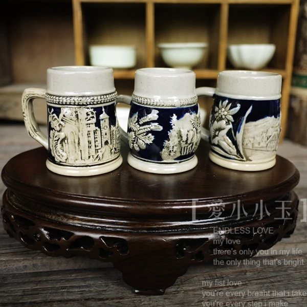 Mini Ceramic German Beer Mug 3 Style Small Size Hand Painted Mugs Embossed Pattern Home Bar Decoration 7*6cm
Mini Ceramic German Beer Mug 3 Style Small Size Hand Painted Mugs Embossed Pattern Home Bar Decoration 7*6cm
