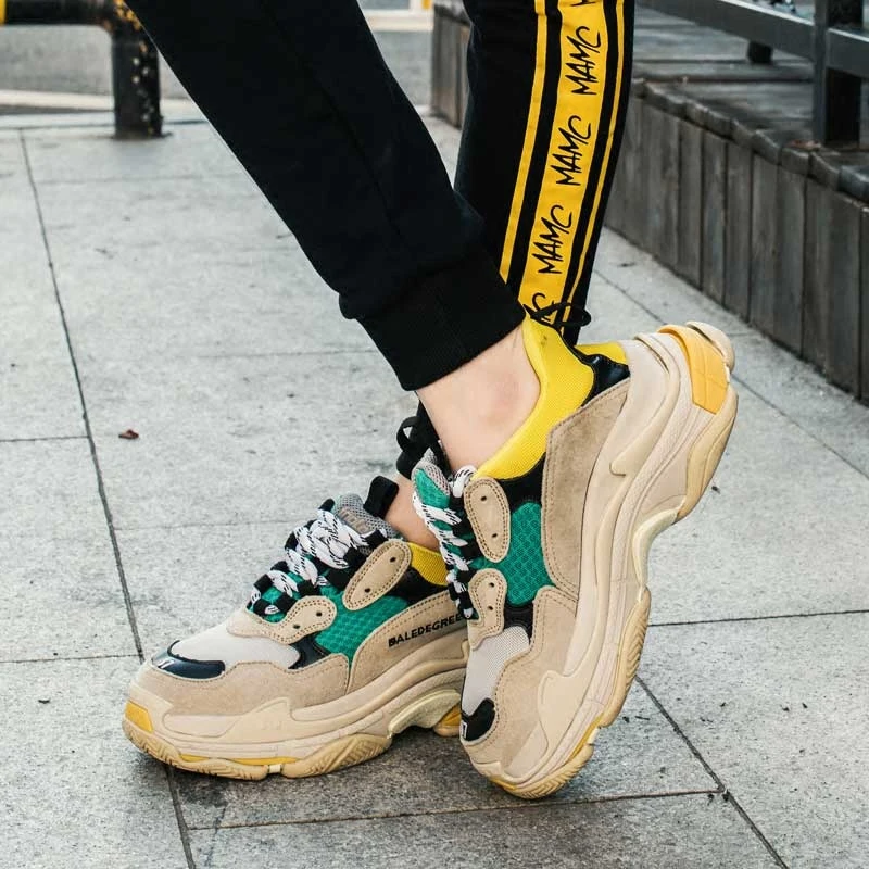 Patchwork Colorful Upper Wedge Chunky Sneakers Thick Heel Platform Shoes Sport Splicing Sole White Lace-Up Casual Sneakers Women
Patchwork Colorful Upper Wedge Chunky Sneakers Thick Heel Platform Shoes Sport Splicing Sole White Lace-Up Casual Sneakers Women