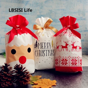 LBSISI Life 50pcs Christmas Drawstring Bag Decoration Plastic Cookie Snack Candy Storage Party Decor Foolishness Favor Gift Bags
LBSISI Life 50pcs Christmas Drawstring Bag Decoration Plastic Cookie Snack Candy Storage Party Decor Foolishness Favor Gift Bags