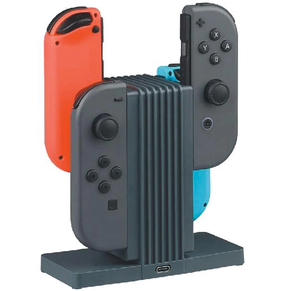 For Nintendo Switch controller Charger Four in onecontroller charging seat charger Joycon Charging Dock with LED indication
For Nintendo Switch controller Charger Four in onecontroller charging seat charger Joycon Charging Dock with LED indication